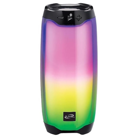 Ilive iLive Wireless Bluetooth Color Changing Speaker ISB212BLK
